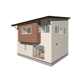 30076◆コンパクトな土地を最大限に活用！  建物・お庭・駐車場（3台分）が実現【西会津町】